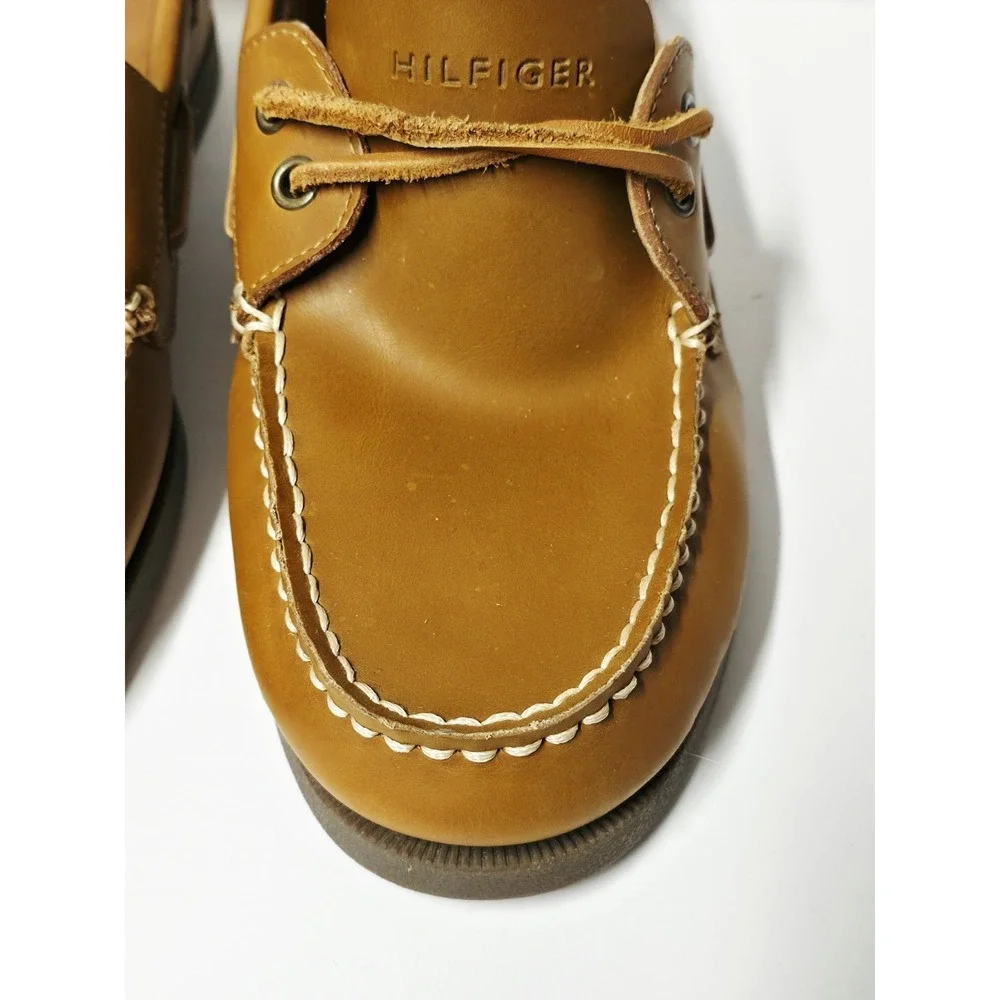Tommy Hilfiger Men's Bowman Boat Shoes / Loafers 8 Leather Upper